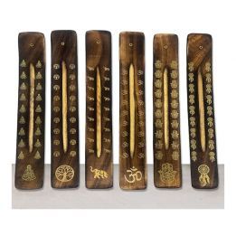 Incensario TABLA Madera  Litografiada- 3 Diseños